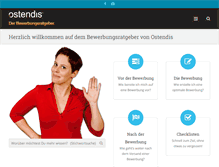Tablet Screenshot of bewerbungsratgeber.ch